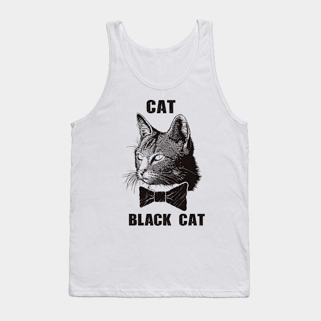 Black Cat. Secret Agent Tank Top by FunawayHit